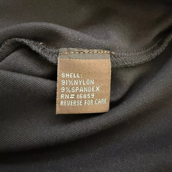 J. McLaughlin 3/4 Sleeve Fitted Knee Length Dress Women's XS Black Career Formal - Picture 9 of 9